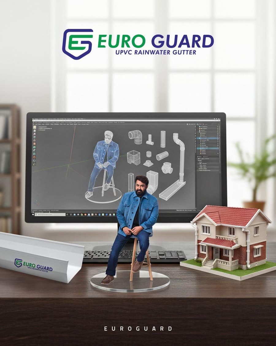 Euro Guard UPVC rainwater gutter